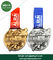 Custom High Quality Lanyard Metal Medal for Sport ,High Quality  Enamel Metal Running Medal with Transfer Printed