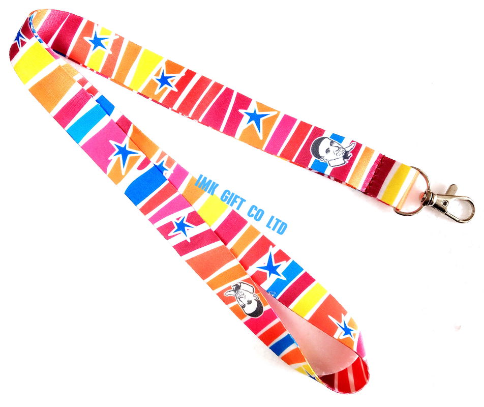 wholesale custom sublimation lanyard promotional polyester