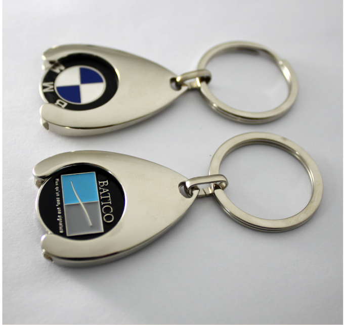 Car Logo Keychain Alloy 3D Key Chain Metal Pendant Holder Key Ring