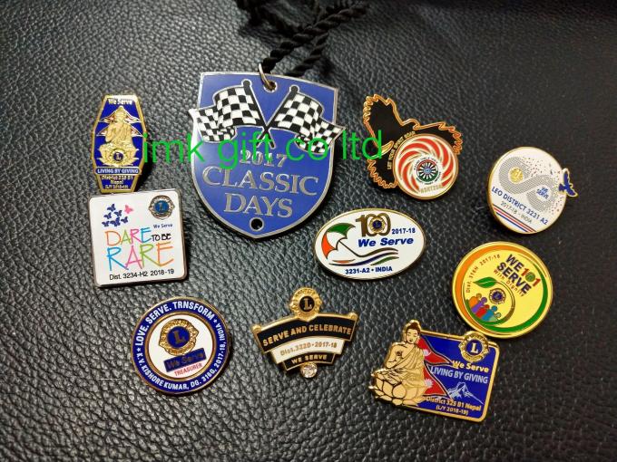IMKGIFT make Lions club collector lapel pin   Rare-Lion-Club-International-Pixley-  Past President Lapel Service Pin