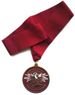 Round Shape Filling Color Commemorative Medal with Custom Logo ,Marathon medal supplier