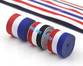 IMKGIFT Make in custom ribbon , neckstrap , lanyard ,blue/whie/red ribbon , medal ribbon in red white black