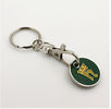 3D Metal Keychain  Gift Key Chain Ring Accessories trolley coin market