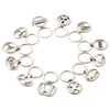 Car Logo Keychain Alloy 3D Key Chain Metal Pendant Holder Key Ring