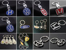 Car Logo Keychain Alloy 3D Key Chain Metal Pendant Holder Key Ring