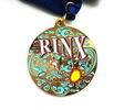 Round Shape Filling Color Commemorative Medal with Custom Logo ,Marathon medal supplier