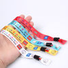 RFID Polyester Woven Wristband for Evening/Party/Festival and Gift ,wristband closoure