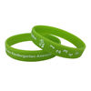 Customized Silicone Wristband with Silk-Screen Printing