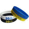 Custom Colourful Sport Debossed Rubber Wristband  ,imkgift Debossed Silicone Wristbands for Promotion