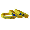 Custom Colourful Sport Debossed Rubber Wristband  ,imkgift Debossed Silicone Wristbands for Promotion