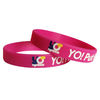 Custom Colourful Sport Debossed Rubber Wristband  ,imkgift Debossed Silicone Wristbands for Promotion