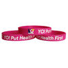 Custom Colourful Sport Debossed Rubber Wristband  ,imkgift Debossed Silicone Wristbands for Promotion