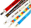 Dye sublimation print lanyard , Sublimation lanyard , heat-transfer print  ribbon  Custom Nylon Screen Printed Lanyards
