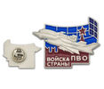 Custom Logo Fashion Metal Craft Brass Soft/Hard Enamel Badge Gold Silver Emblem Police Security Lions Flag Military Long