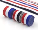 IMKGIFT Make in custom ribbon , neckstrap , lanyard ,blue/whie/red ribbon , medal ribbon in red white black