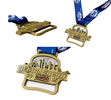 Custom High Quality Lanyard Metal Medal for Sport ,High Quality  Enamel Metal Running Medal with Transfer Printed