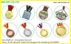 Custom High Quality Lanyard Metal Medal for Sport ,High Quality  Enamel Metal Running Medal with Transfer Printed