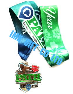 Engraved Custom Logo Anniversary Medals with Glitter  badges , glitter lapel pin , glitter medal