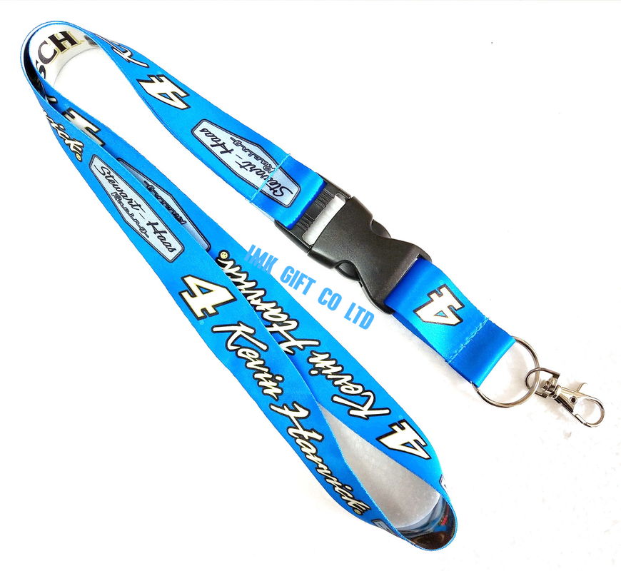 Cheap Wholesale Custom Logo Neck Strap Polyester Woven Nylon Printing Sublimation Ribbon Heat Transfer ID Card Holder