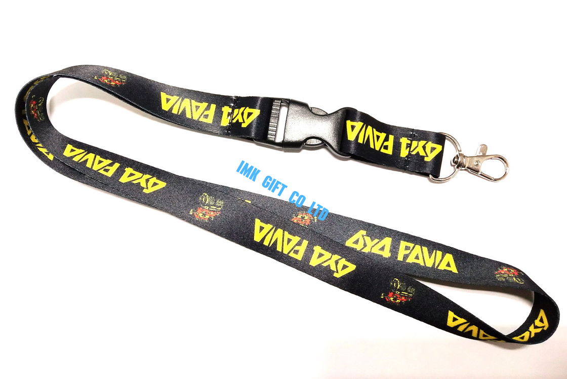 Dye sublimation print lanyard , Sublimation lanyard , heat-transfer print  ribbon  Custom Nylon Screen Printed Lanyards