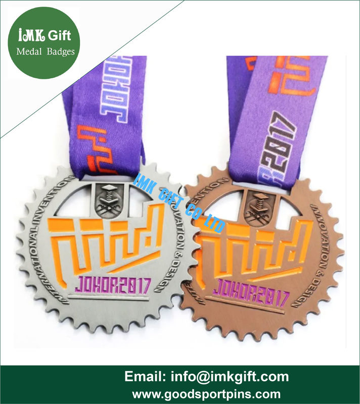 3D Design Customized American Crafts Award Blank Sport Taekwondo Medal with Medal Ribbon