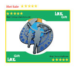 30KM trailwalk sport medal badges , sport pin in size 75mm with blue sublimation lanyard