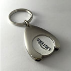 keychain trolley coin , semi-cloisson keyring , soft enamel keychain