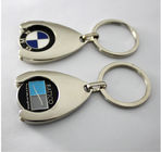 keychain trolley coin , semi-cloisson keyring , soft enamel keychain