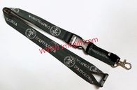 romotional Custom Logo Neck Nylon Sublimation ,Heated Transfer Printing Polyester Lanyard with ID Card Holder