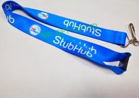 Promotional Custom Logo Neck Nylon Sublimation ,Heated Transfer Printing Polyester Lanyard with ID Card Holder
