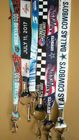 Promotional Custom Logo Neck Nylon Sublimation ,Heated Transfer Printing Polyester Lanyard with ID Card Holder