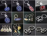 Car Logo Keychain Alloy 3D Key Chain Metal Pendant Holder Key Ring
