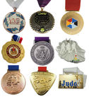 Custom High Quality Lanyard Metal Medal for Sport ,High Quality  Enamel Metal Running Medal with Transfer Printed