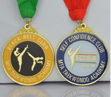 Custom High Quality Lanyard Metal Medal for Sport ,High Quality  Enamel Metal Running Medal with Transfer Printed