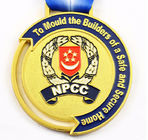 Custom High Quality Lanyard Metal Medal for Sport ,High Quality  Enamel Metal Running Medal with Transfer Printed