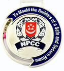 Custom High Quality Lanyard Metal Medal for Sport ,High Quality  Enamel Metal Running Medal with Transfer Printed